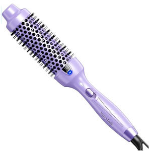 Wavytalk 1.5 Inch Purple Ionic Thermal Brush